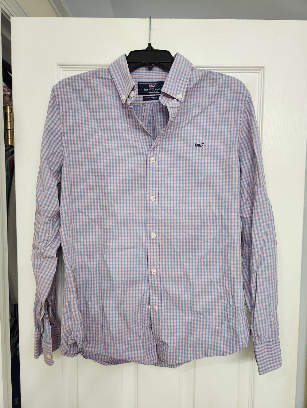 Vineyard Vines Slim Fit Whale Checkered Shirt